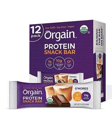 Orgain Organic Plant Based Protein Bar
