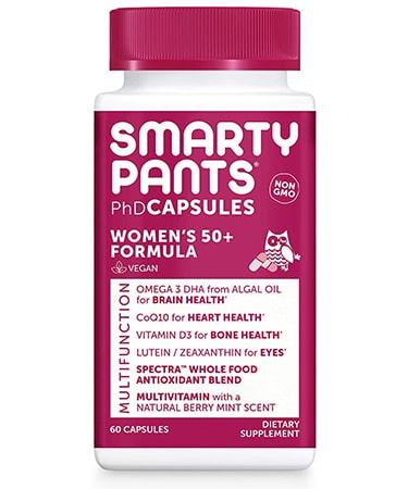SmartyPants PhD Formula Daily Multivitamin for Women 50+ - 60 Capsules
