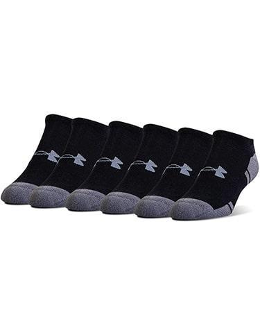 Under Armour Adult Resistor 3.0 No Show Socks 6 Pairs