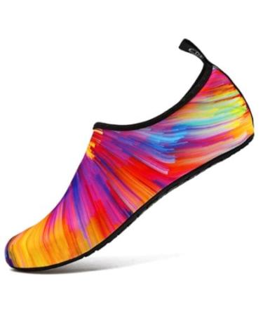 VIFUUR Water Sports Shoes Barefoot Quick-Dry Aqua Yoga Socks Slip-on Unisex