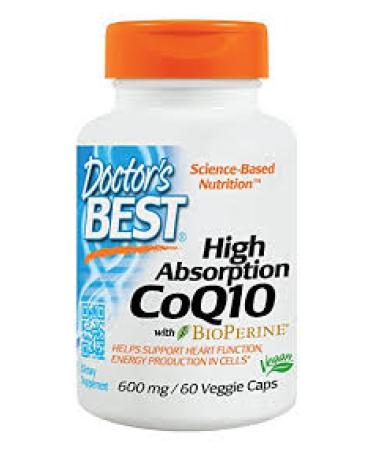 Doctor's Best High Absorption CoQ10 with BioPerine - 60 Veggie Caps