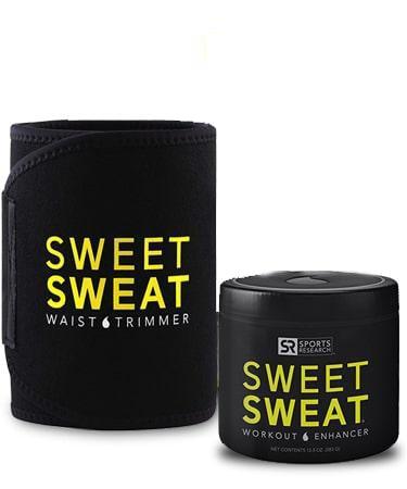Sports Research Waist Trimmer + Sweet Sweat Workout Enhancer Gel