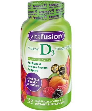 Vitafusion Vitamin D3 Gummy Vitamins - 2,000 IU - 150 ct