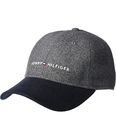 tommy hilfiger men's logo dad baseball cap